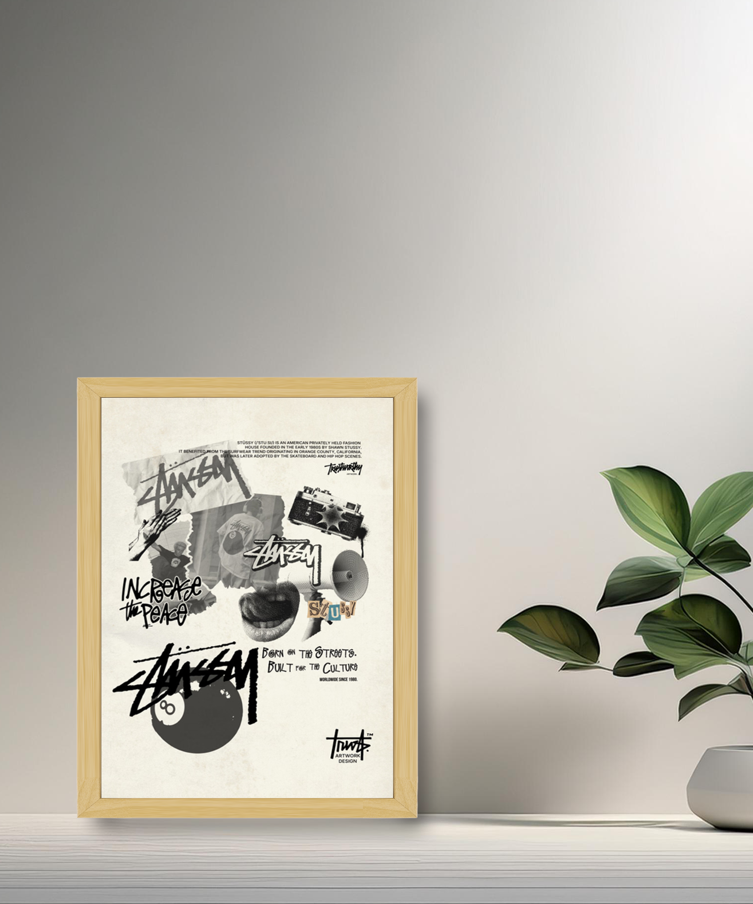 Cadre photo Stüssy poster