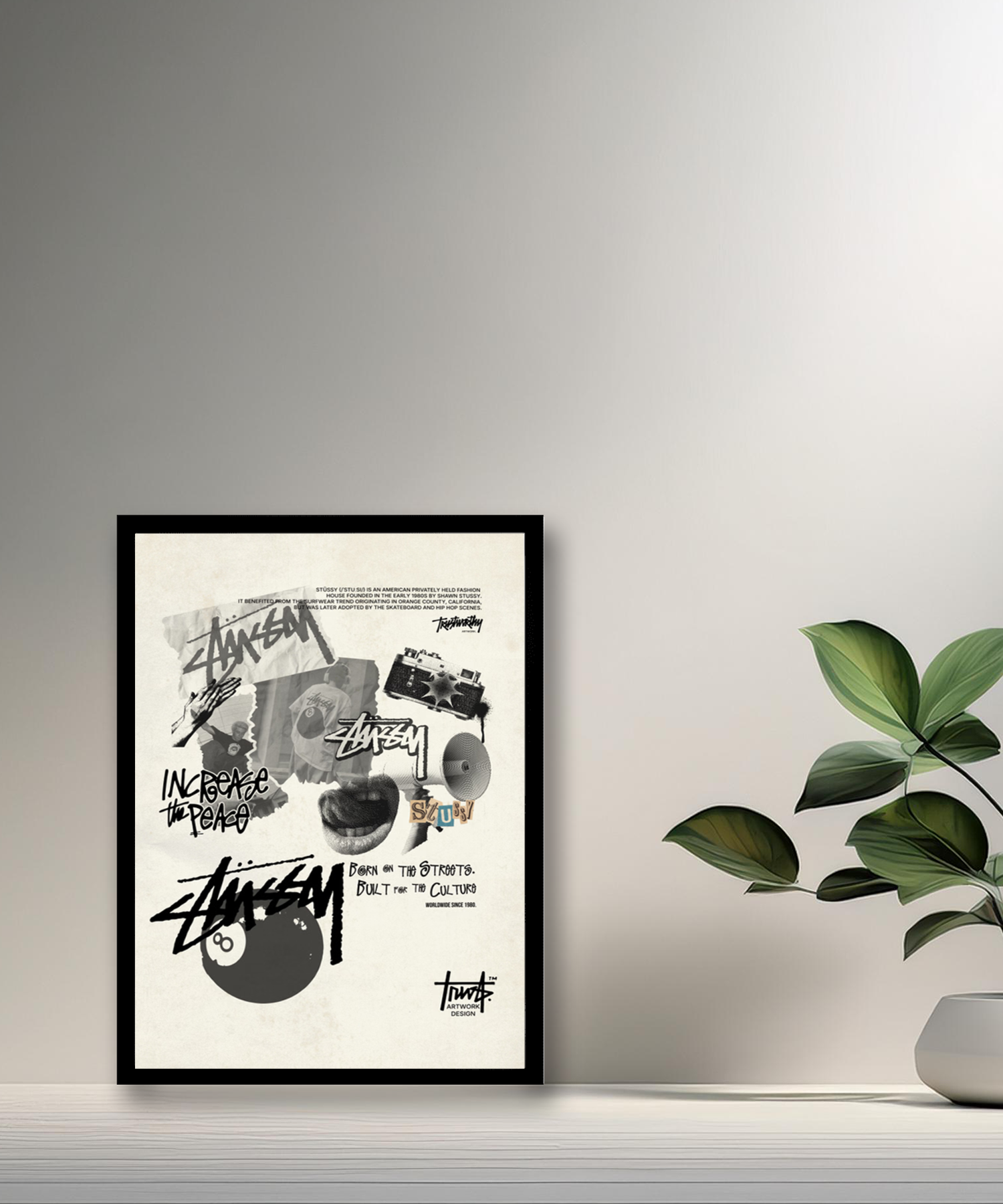Cadre photo Stüssy poster