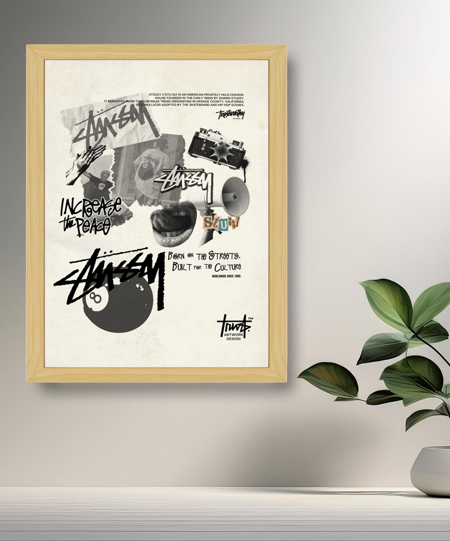 Cadre photo Stüssy poster