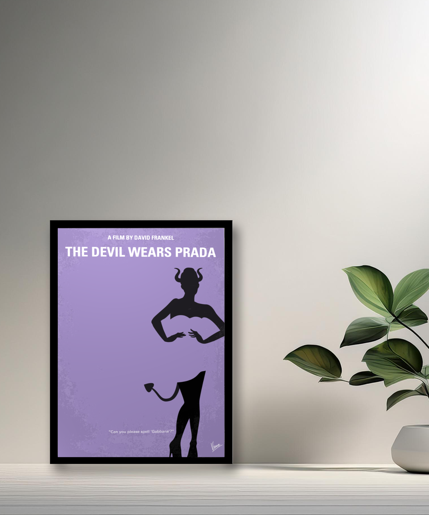 Cadre photo Prada devil violet