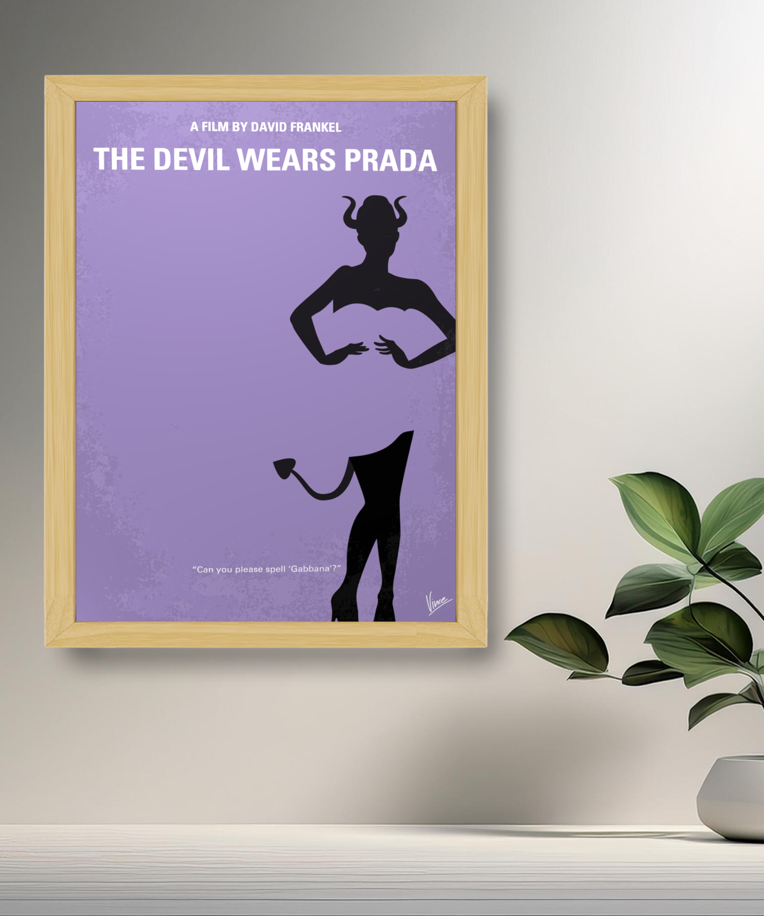 Cadre photo Prada devil violet