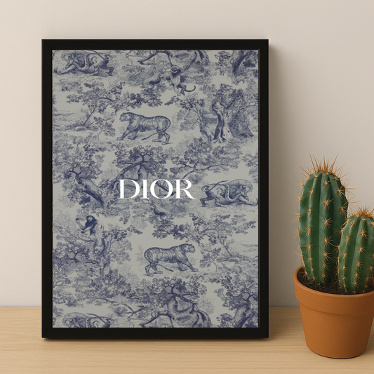 Cadre photo Dior Gris Dessin