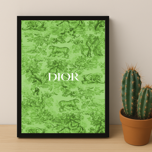 Cadre photo Dior Green Dessin