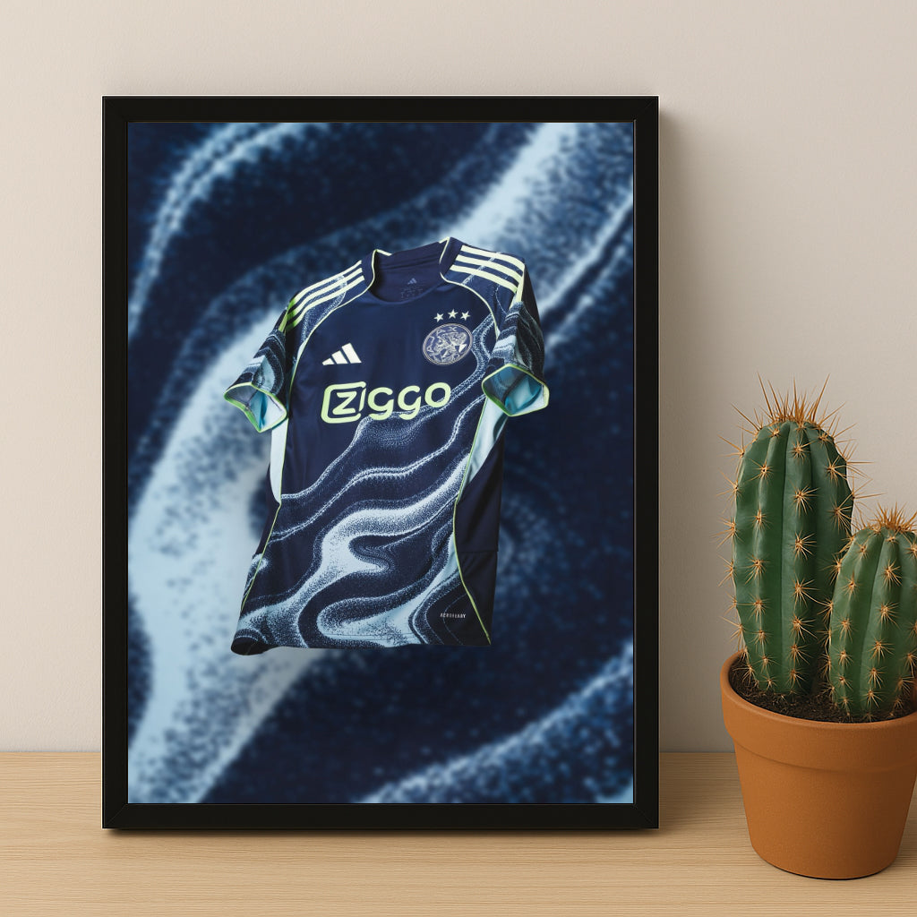 Poster Maillot Football - Ajax Amsterdam 2025-2026