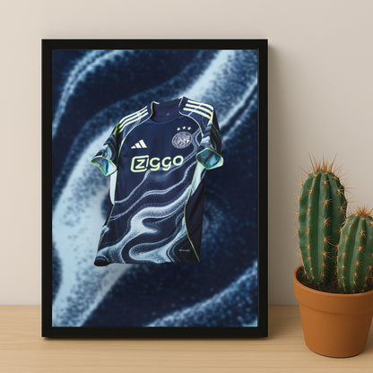 Poster Maillot Football - Ajax Amsterdam 2025-2026