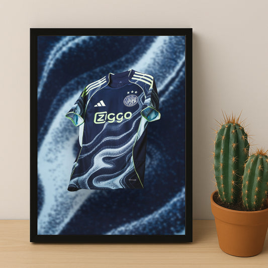 Poster Maillot Football - Ajax Amsterdam 2025-2026