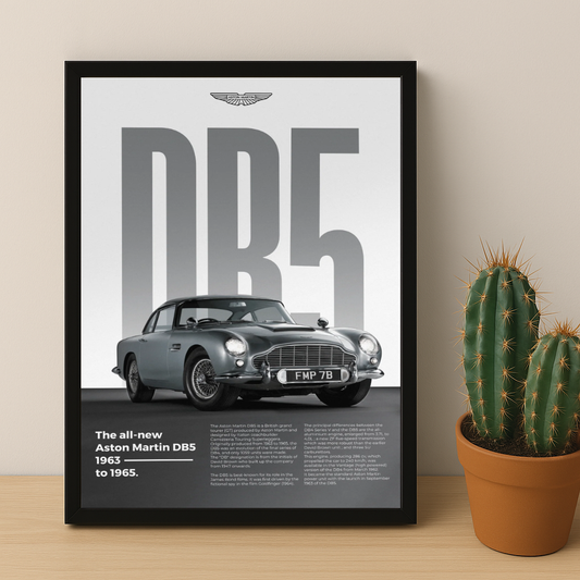 Poster Voitures - Aston Martin DB5 1963