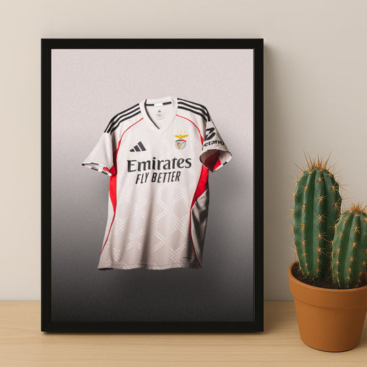 Poster Maillot Football - Benfica 2025-2026