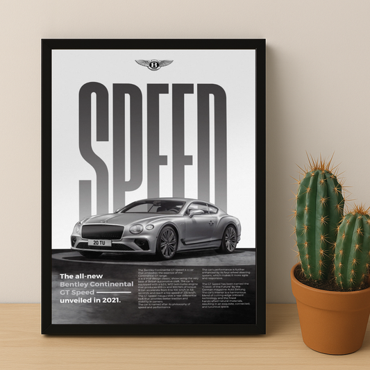 Poster Voitures - Bentley Continental GT Speed