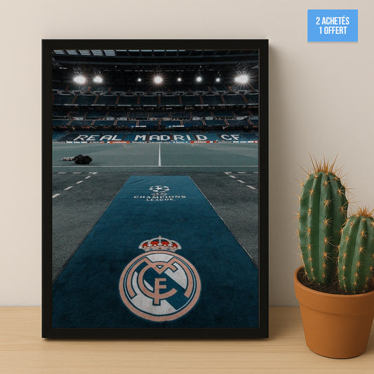 Poster encadrée Real Madrid - Stade Bernabeu