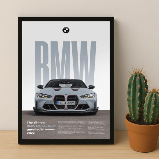 Poster Voitures - BMW M4 CSL G82
