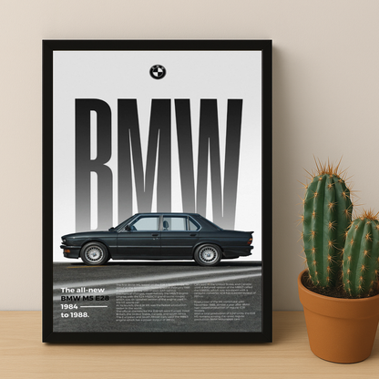 Poster Voitures - BMW M5 E28