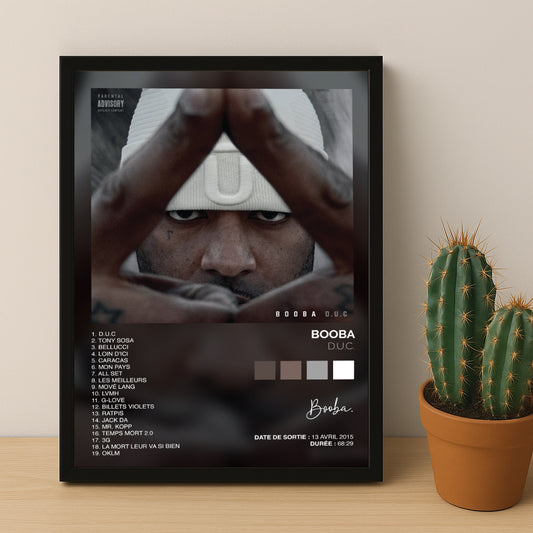 Cadre photo Album Musicaux - D.U.C de Booba