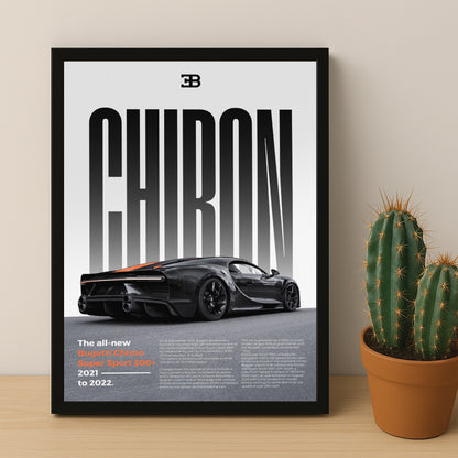 Poster Voitures - Bugatti Chiron Super Sport