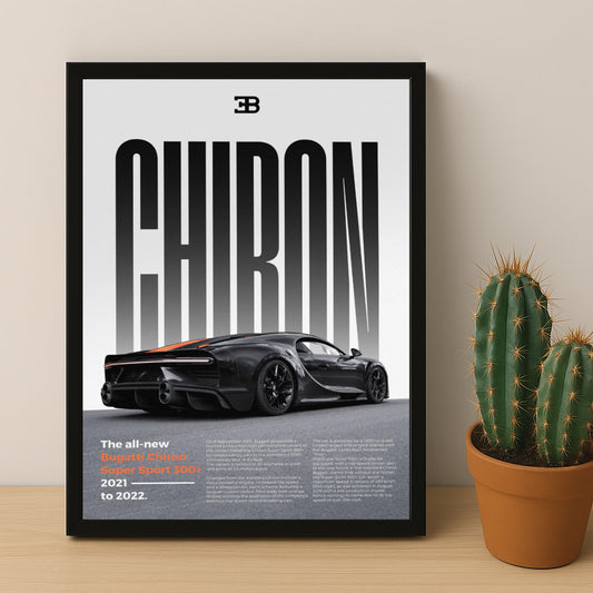 Poster Voitures - Bugatti Chiron Super Sport