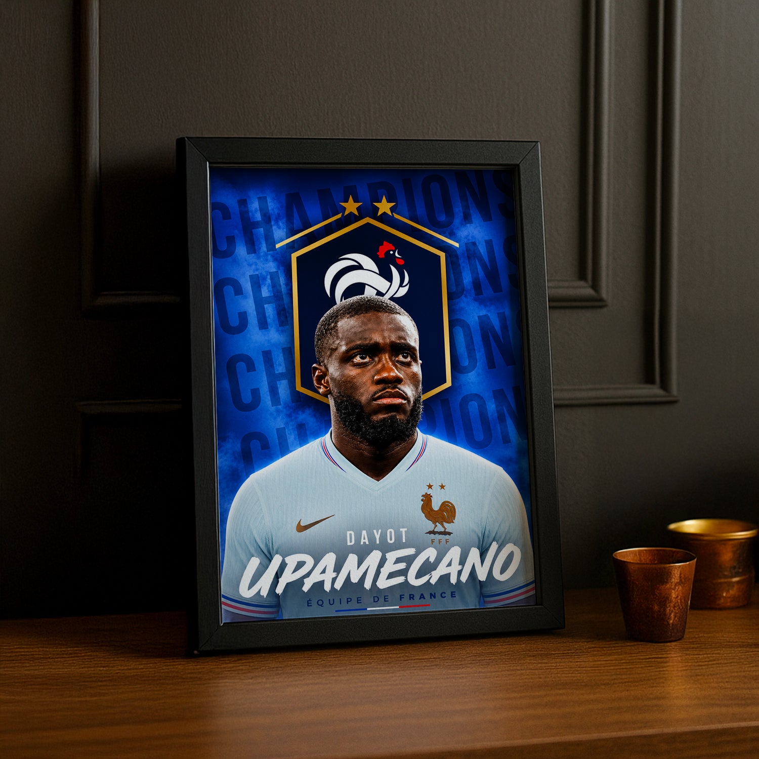 Cadre Photo Dayot Upamecano – Équipe de France TonCadre