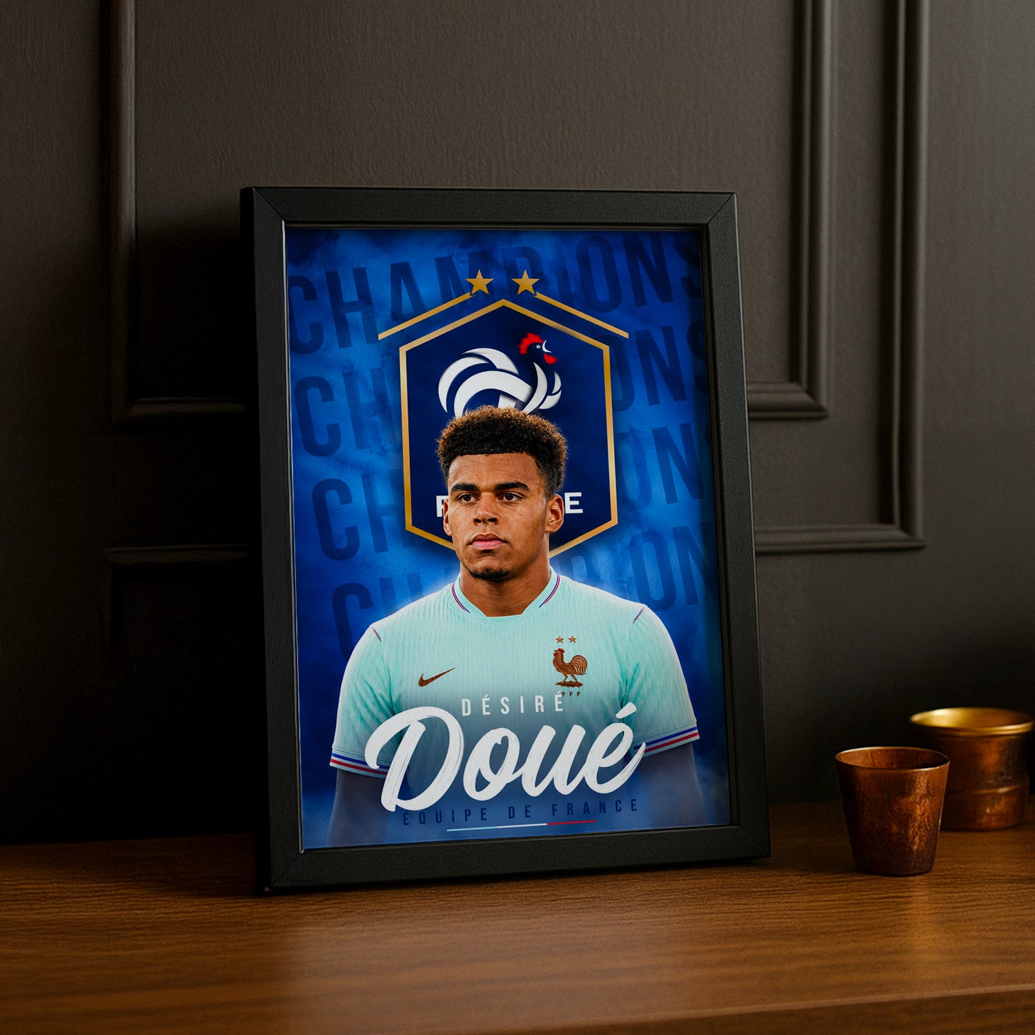 Cadre Photo Désiré Doué – Équipe de France TonCadre