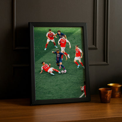 Cadre Photo Désiré Doué – Seul contre Tous Finale PSG vs Arsenal 2026 TonCadre