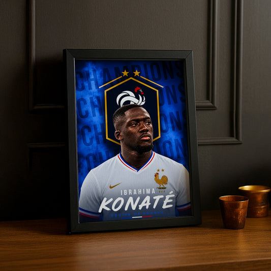 Cadre Photo Ibrahima Konaté – Équipe de France TonCadre