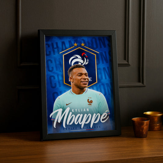 Cadre Photo Kylian Mbappé – Équipe de France TonCadre