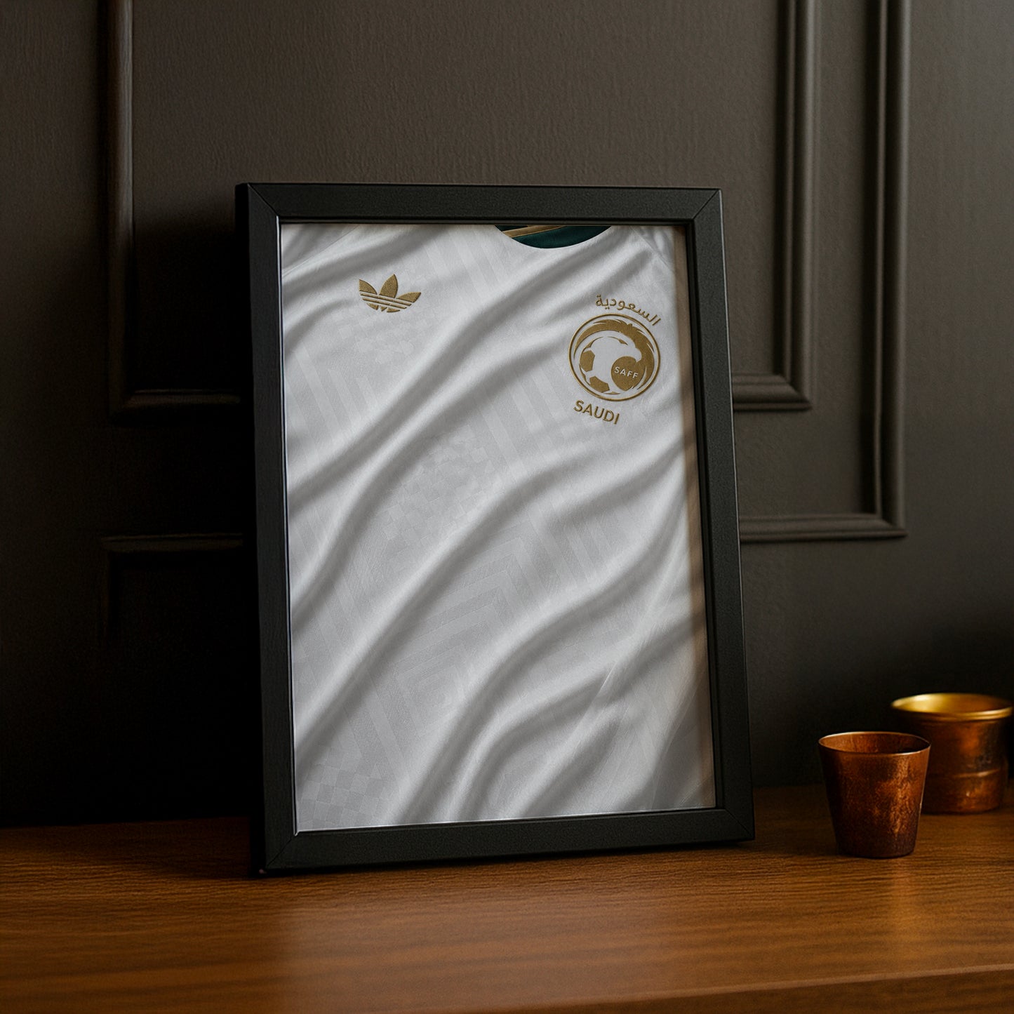 Cadre Photo Maillot Arabie Saoudite – Extérieur Coupe du Monde 2026 TonCadre