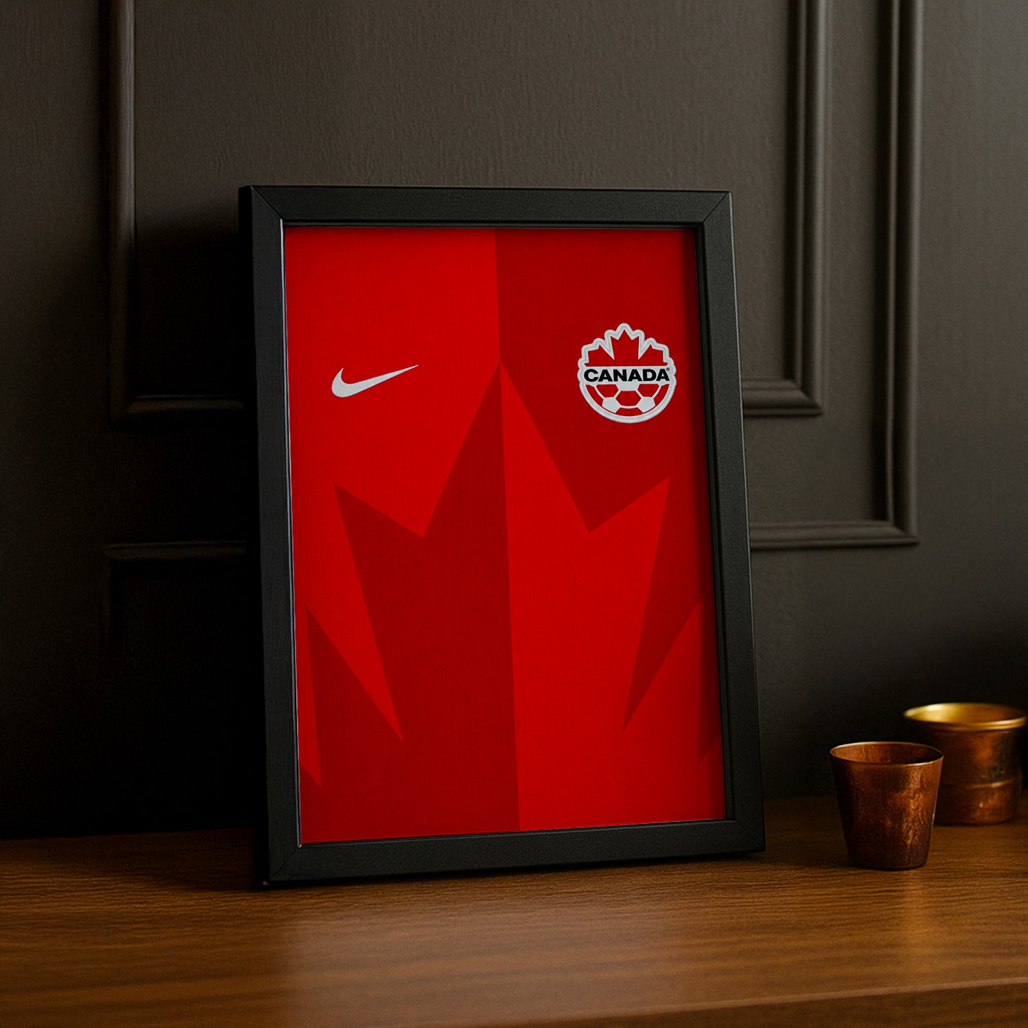 Cadre Photo Maillot Canada – Domicile Coupe du Monde 2026 TonCadre
