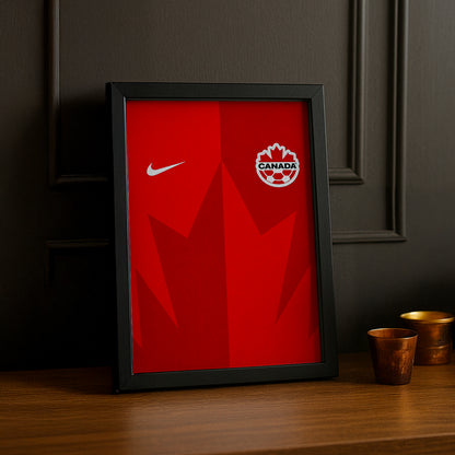 Cadre Photo Maillot Canada – Domicile Coupe du Monde 2026 TonCadre