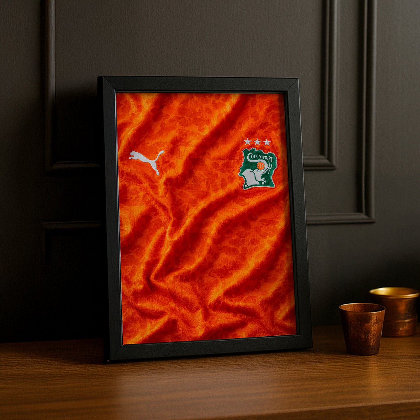 Cadre Photo Maillot Côte d'Ivoire – Domicile Coupe du Monde 2026 TonCadre