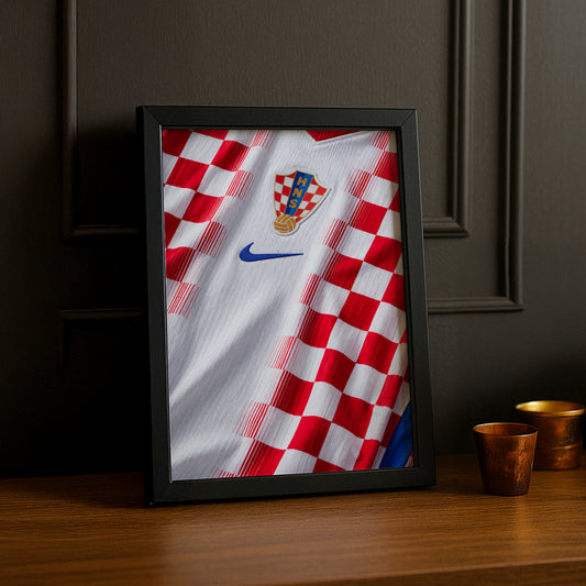 Cadre Photo Maillot Croatie – Domicile Coupe du Monde 2026 TonCadre