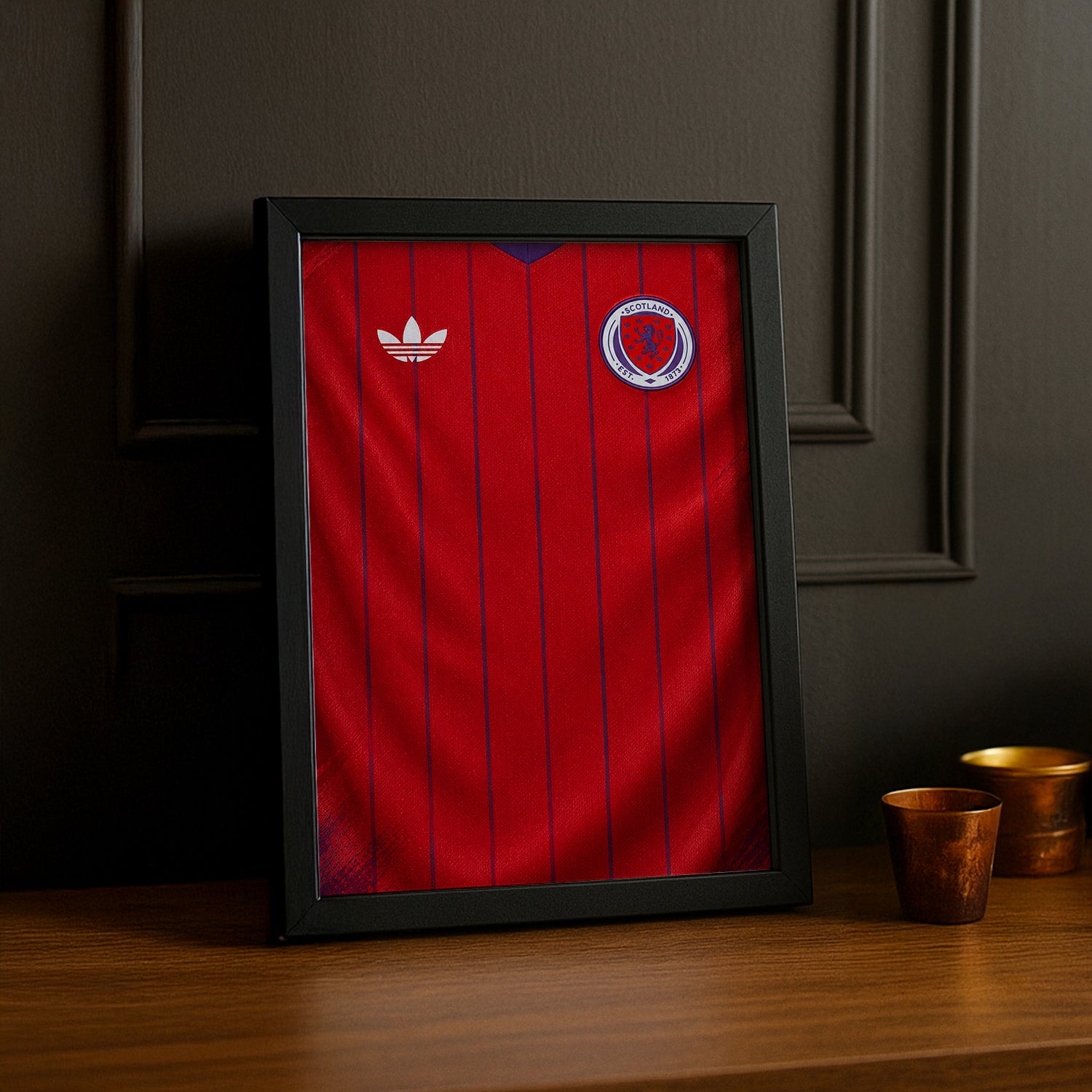 Cadre Photo Maillot Écosse – Extérieur Coupe du Monde 2026 TonCadre