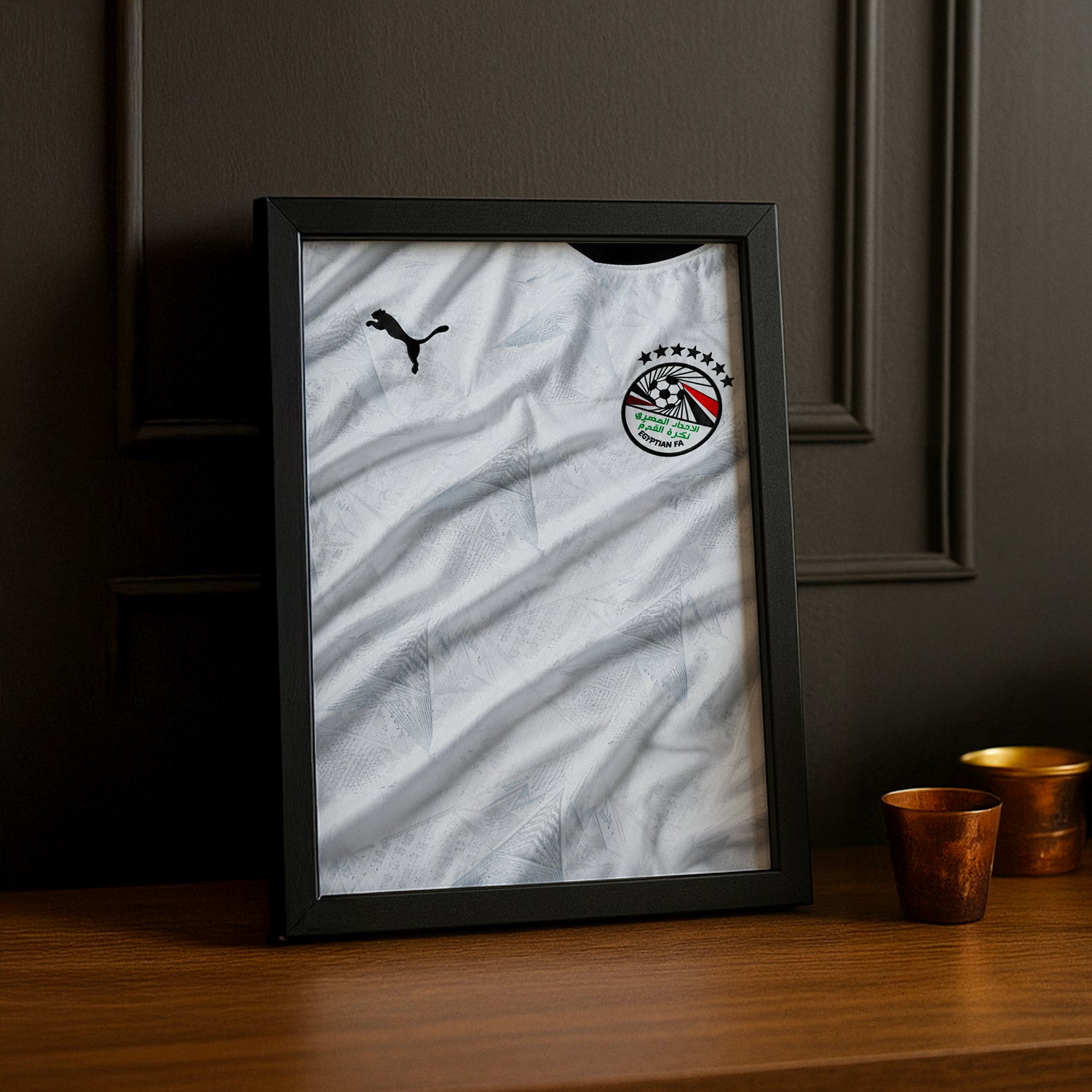 Cadre Photo Maillot Égypte – Extérieur Coupe du Monde 2026 TonCadre