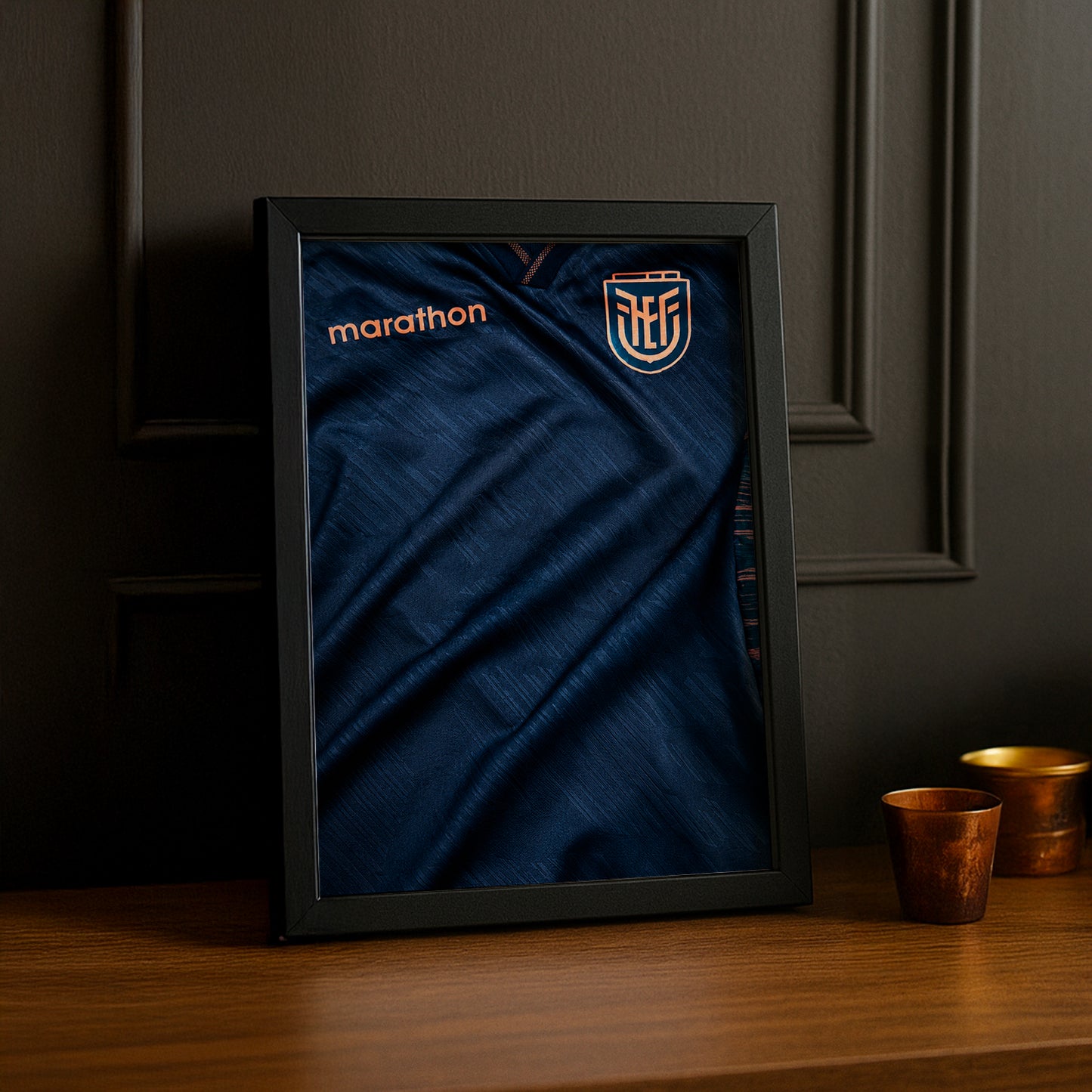 Cadre Photo Maillot Équateur – Extérieur Coupe du Monde 2026 TonCadre