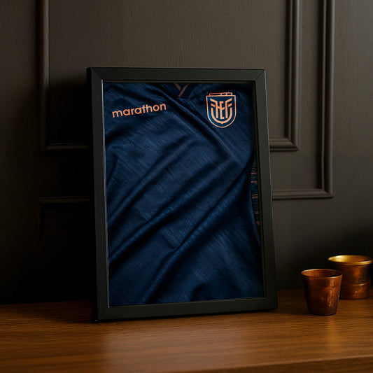 Cadre Photo Maillot Équateur – Extérieur Coupe du Monde 2026 TonCadre