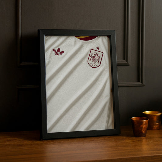 Cadre Photo Maillot Espagne – Extérieur Coupe du Monde 2026 TonCadre