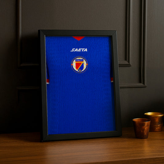 Cadre Photo Maillot Haïti – Domicile Coupe du Monde 2026 TonCadre