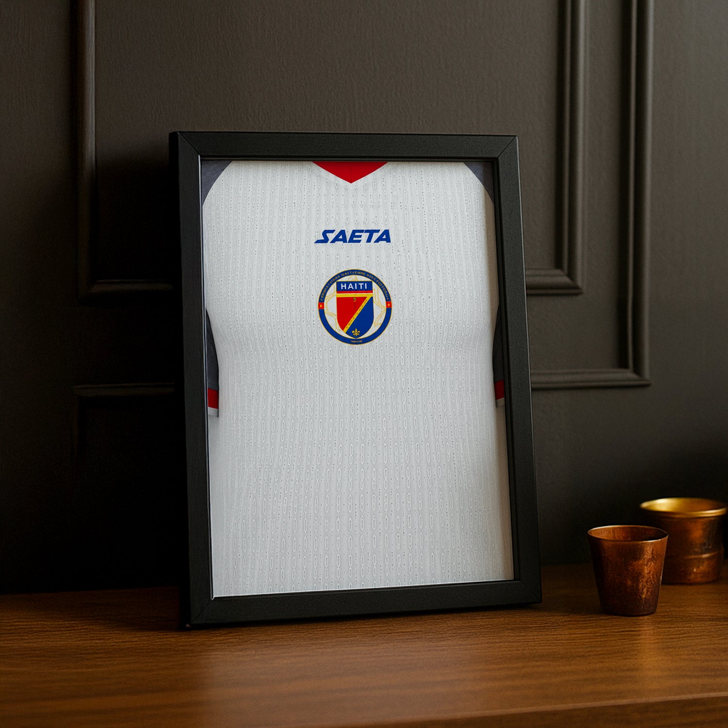 Cadre Photo Maillot Haïti – Extérieur Coupe du Monde 2026 TonCadre