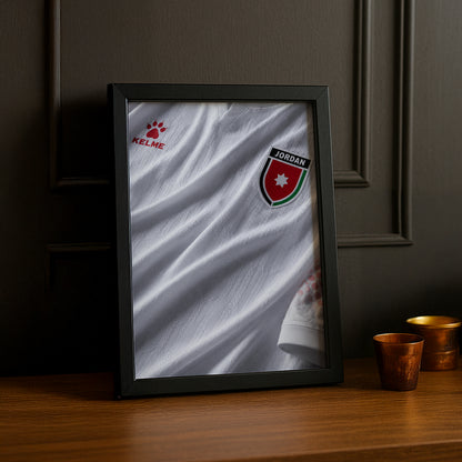 Cadre Photo Maillot Jordanie – Extérieur Coupe du Monde 2026 TonCadre