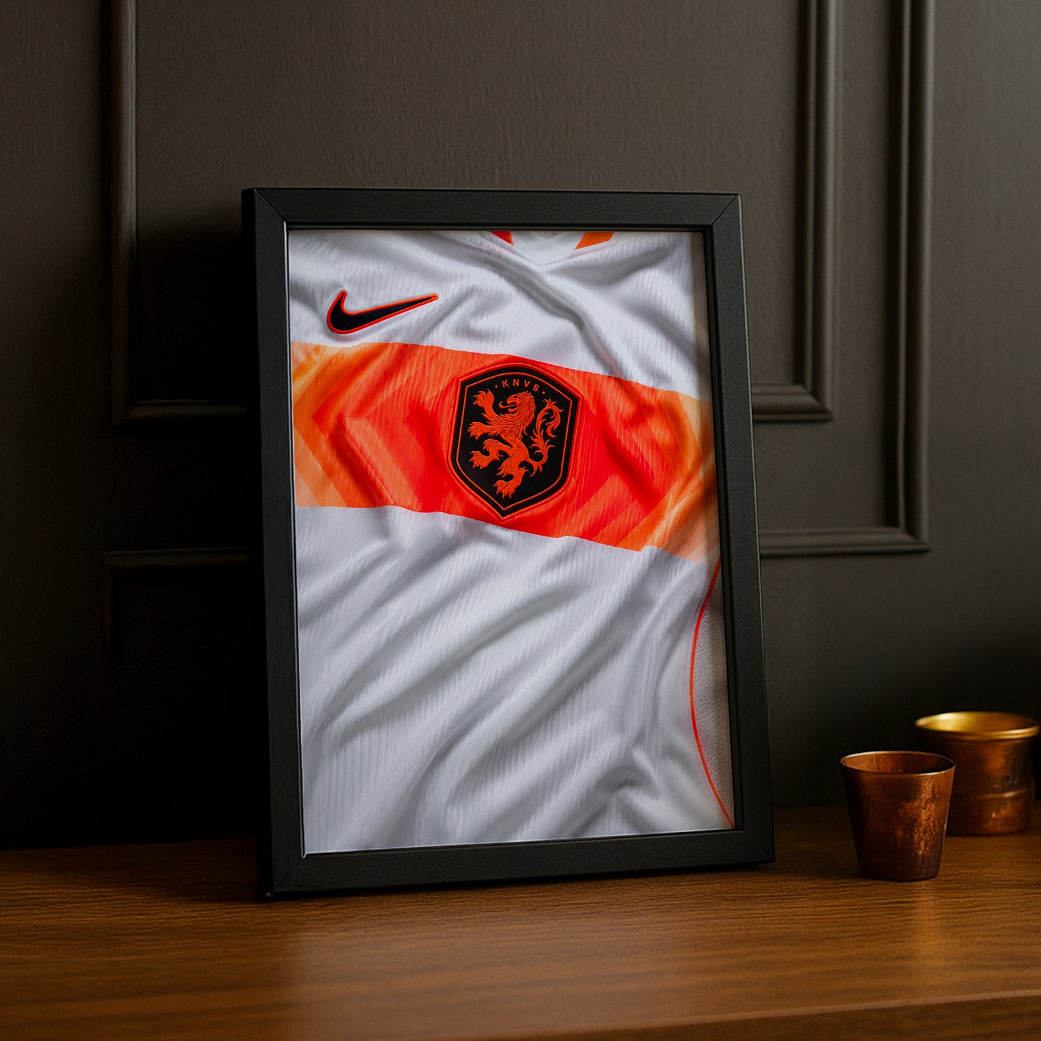 Cadre Photo Maillot Pays-Bas – Extérieur Coupe du Monde 2026 TonCadre