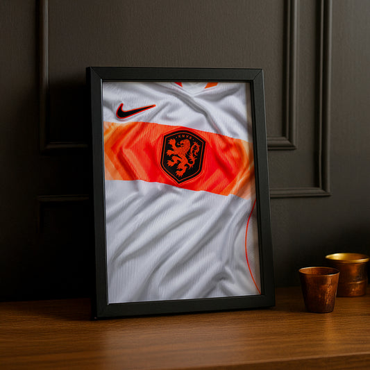 Cadre Photo Maillot Pays-Bas – Extérieur Coupe du Monde 2026 TonCadre
