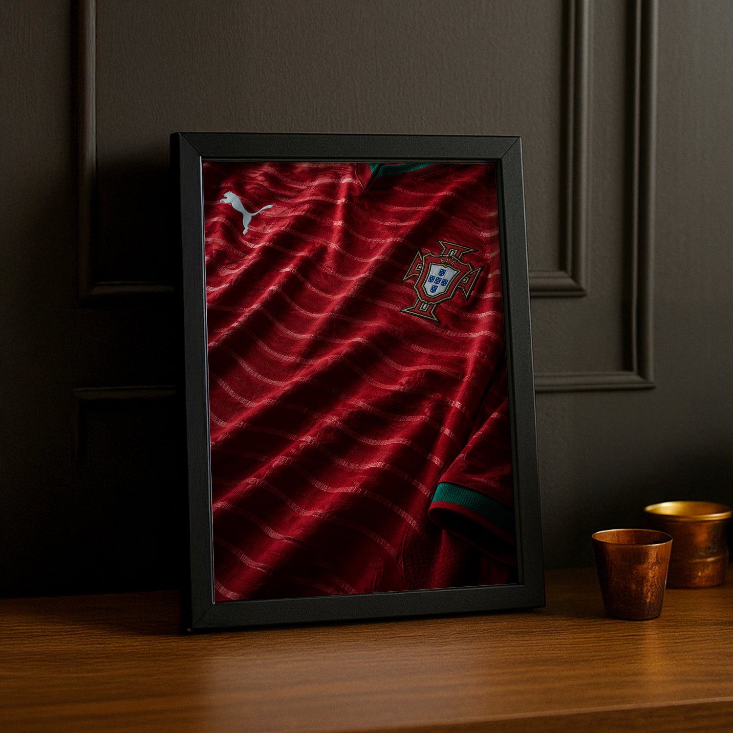 Cadre Photo Maillot Portugal – Domicile Coupe du Monde 2026 TonCadre