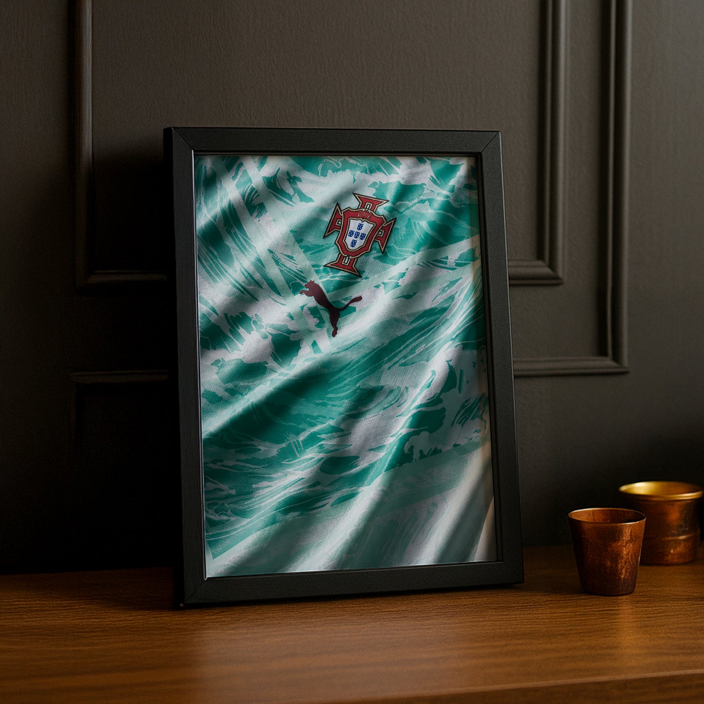 Cadre Photo Maillot Portugal – Extérieur Coupe du Monde 2026 TonCadre