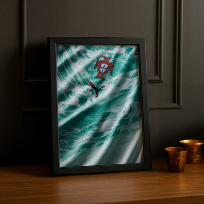 Cadre Photo Maillot Portugal – Extérieur Coupe du Monde 2026 TonCadre