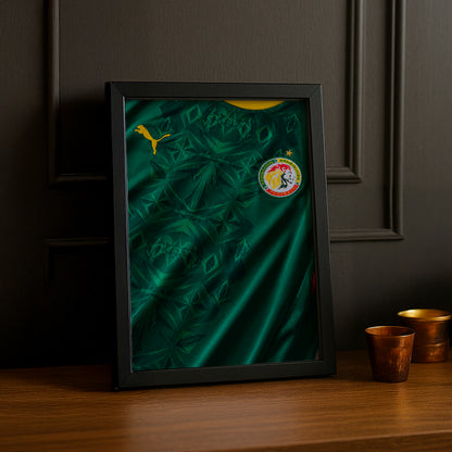 Cadre Photo Maillot Sénégal – Extérieur Coupe du Monde 2026 TonCadre