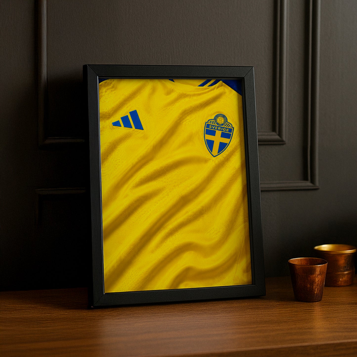 Cadre Photo Maillot Suède – Domicile Coupe du Monde 2026 TonCadre