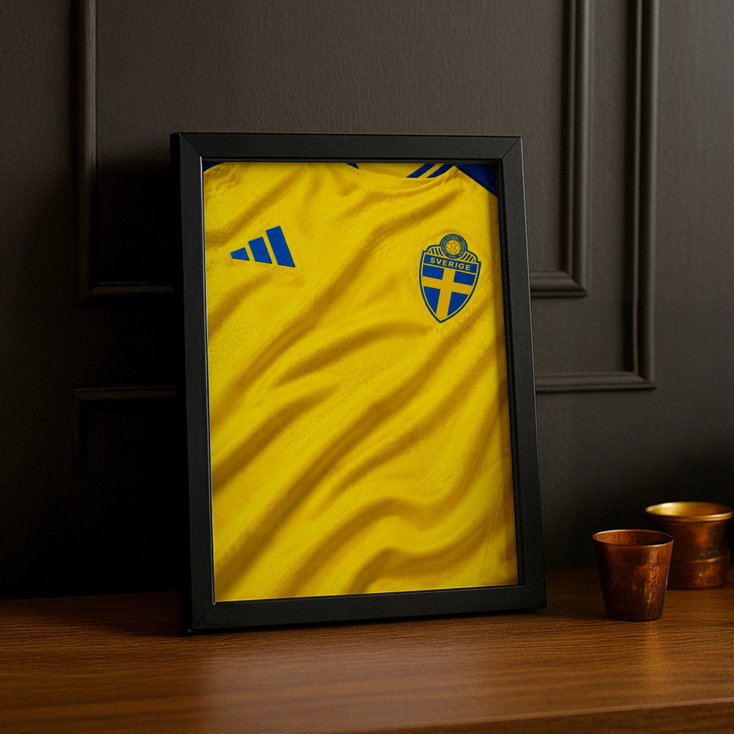 Cadre Photo Maillot Suède – Domicile Coupe du Monde 2026 TonCadre