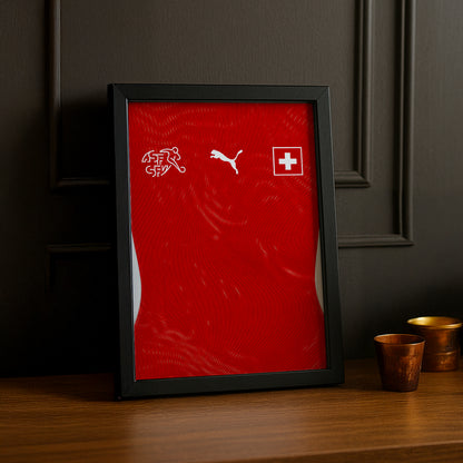 Cadre Photo Maillot Suisse – Domicile Coupe du Monde 2026 TonCadre