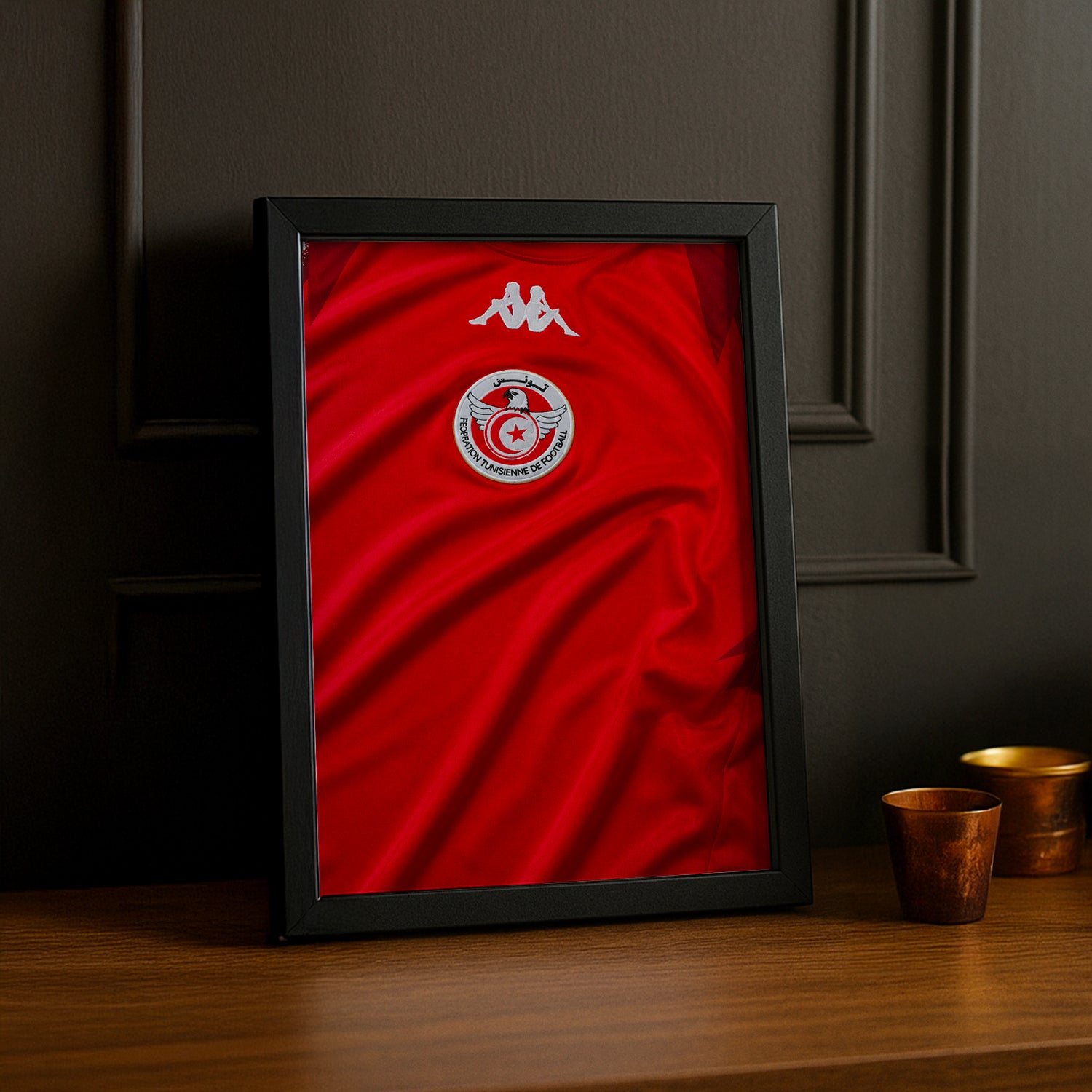 Cadre Photo Maillot Tunisie – Domicile Coupe du Monde 2026 TonCadre
