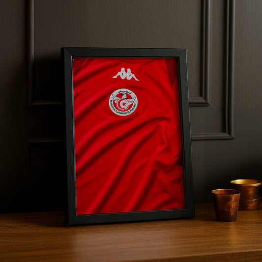Cadre Photo Maillot Tunisie – Domicile Coupe du Monde 2026 TonCadre
