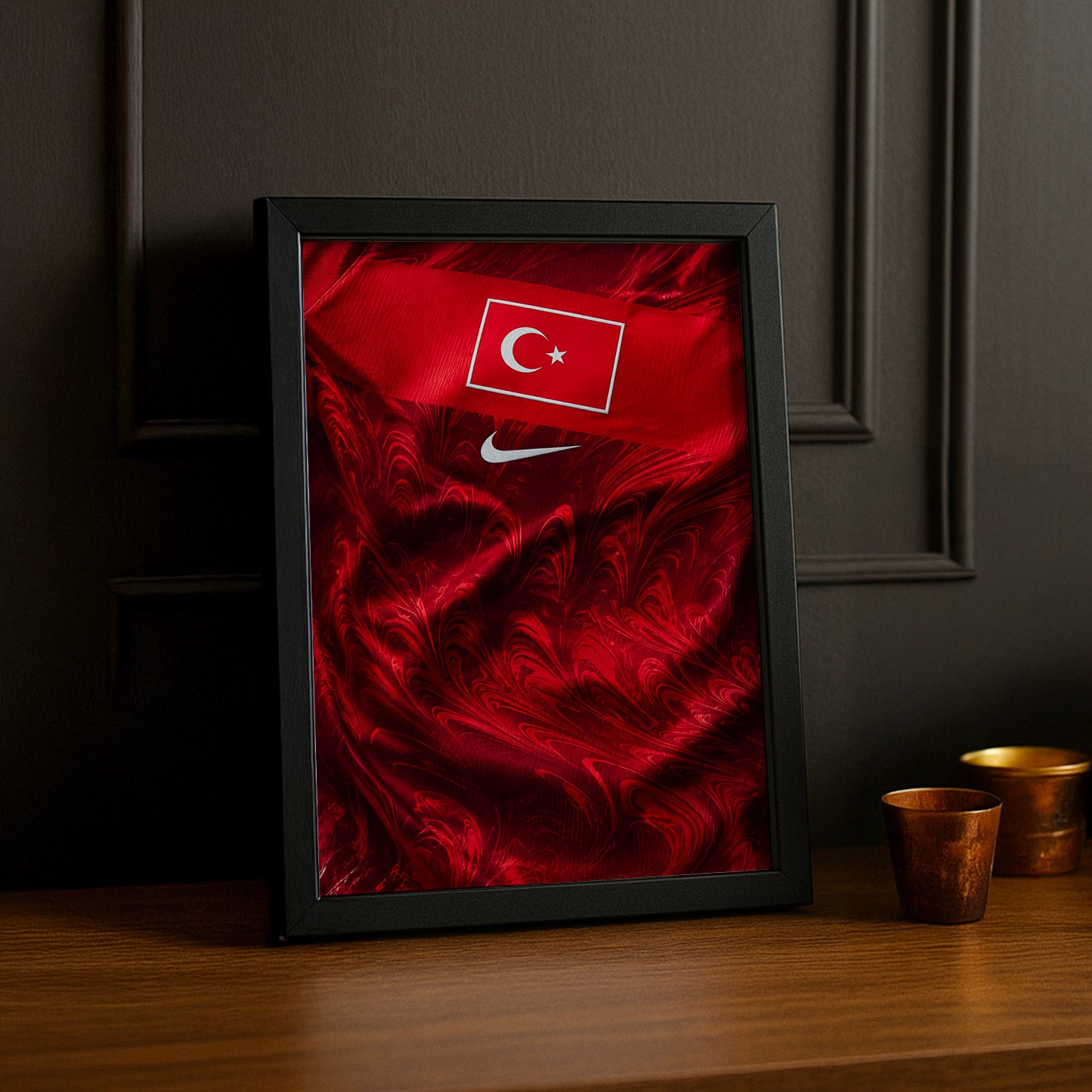 Cadre Photo Maillot Turquie – Domicile Coupe du Monde 2026 TonCadre
