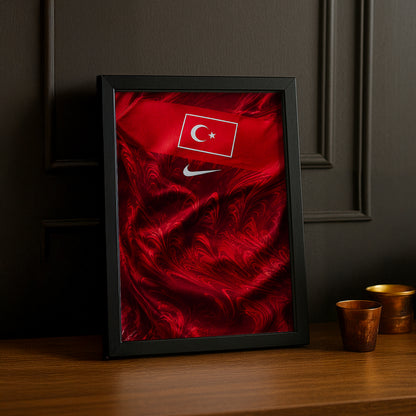 Cadre Photo Maillot Turquie – Domicile Coupe du Monde 2026 TonCadre